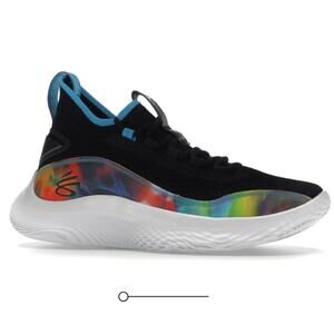 NIB Under Armour Curry shoes 8 PRNT Flow Tie Dye black collectors 12 limited